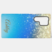 ネオン銀河系勾配 SAMSUNG GALAXYケース (裏面横)