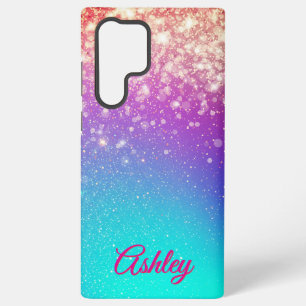 ネオン銀河系勾配 SAMSUNG GALAXY S22 ULTRAケース