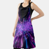 ネオン銀河系宇宙抽象芸術背景 エプロン (インサイチュ)