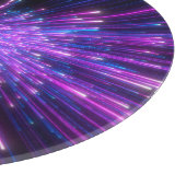 ネオン銀河系宇宙抽象芸術背景 カッティングボード (角)