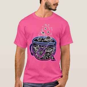 ネオン銀河系茶(パープルピンク) Tシャツ