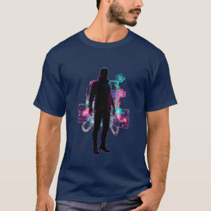ネオン開花:技術投入による成長 Tシャツ