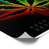 ネオン雑草ポスター ポスター (角)