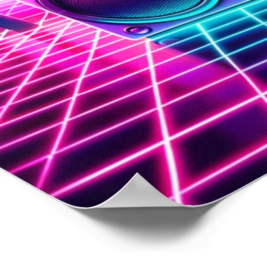 ネオン雑音 ポスター (角)