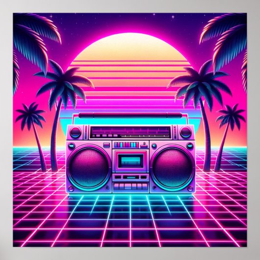 ネオン雑音 ポスター (正面)