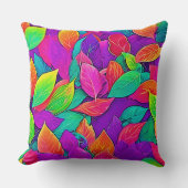 ネオン離れの流れ クッション (正面)