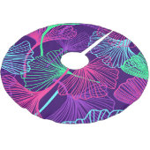 ネオン離れジンコフローラ:明るい。 ブラッシュドポリエステルツリースカート (アングル)