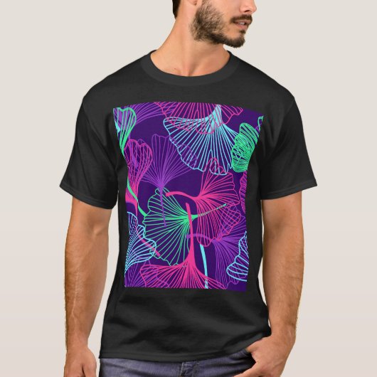 ネオン離れジンコフローラ:明るい。 Tシャツ (正面)