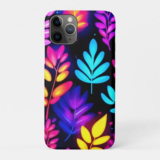 ネオン離れ抽象芸術パターン Case-Mate iPhoneケース (裏)