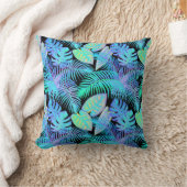 ネオン離れ熱帯 クッション (ブランケット)