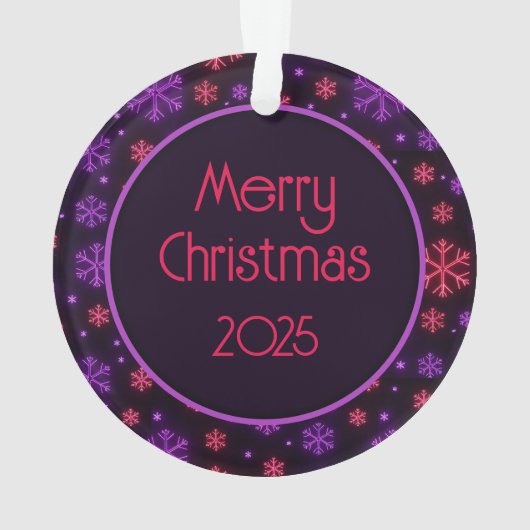 ネオン雪 オーナメント (裏面)