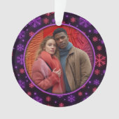 ネオン雪 オーナメント (正面)