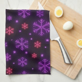 ネオン雪 キッチンタオル (四つ折り)