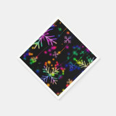 ネオン雪 スタンダードカクテルナプキン (角)