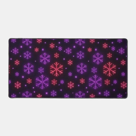 ネオン雪 デスクマット (正面)