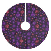 ネオン雪 ブラッシュドポリエステルツリースカート (正面)