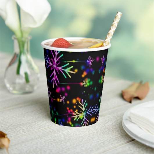 ネオン雪 紙コップ (インサイチュ)