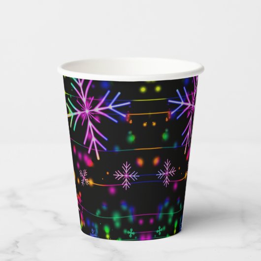 ネオン雪 紙コップ (裏面)