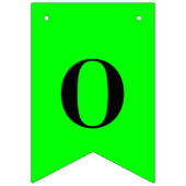 ネオン電気グリーンカラー |カスタム バンティングフラッグ (第3の旗)