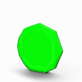 ネオン電気グリーン無地のカラー |クラシック フォトブロック (右)