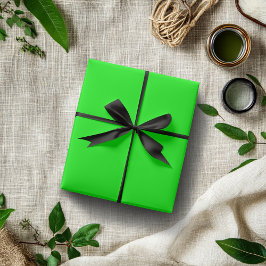 ネオン電気グレ無地のーカラー |クラシック |エレガント | ラッピングペーパー