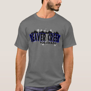ネオン青くグランジなBeaver Creekコロラド州 Tシャツ