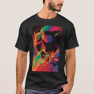 ネオン風ポスター 80年代 Tシャツ
