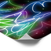 ネオン風味 ポスター (角)