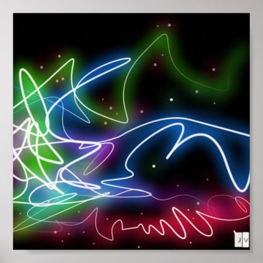 ネオン風味 ポスター (正面)