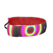 ネオン鮮やかグローパターン アスレチックヘッドバンド (左)