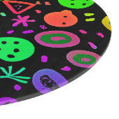 ネオン鮮やかフルーツパターンアート カッティングボード (角)