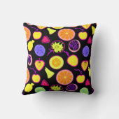 ネオン鮮やかフルーツ工芸品 クッション (裏面)
