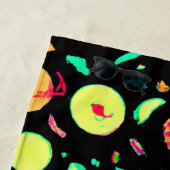 ネオン鮮やかフルーツ柄 ビーチタオル (インサイチュ)