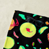 ネオン鮮やかフルーツ柄 ビーチタオル (インサイチュ)