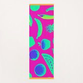 ネオン鮮やかフルーツ柄 ヨガマット (正面)