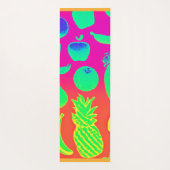 ネオン鮮やかフルーツ柄 ヨガマット (裏面)