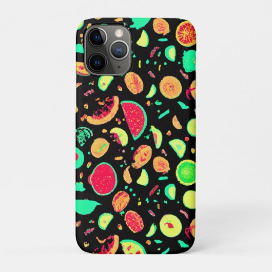 ネオン鮮やかフルーツ柄 Case-Mate iPhoneケース (裏)