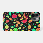ネオン鮮やかフルーツ柄 Case-Mate iPhoneケース (裏面(横))