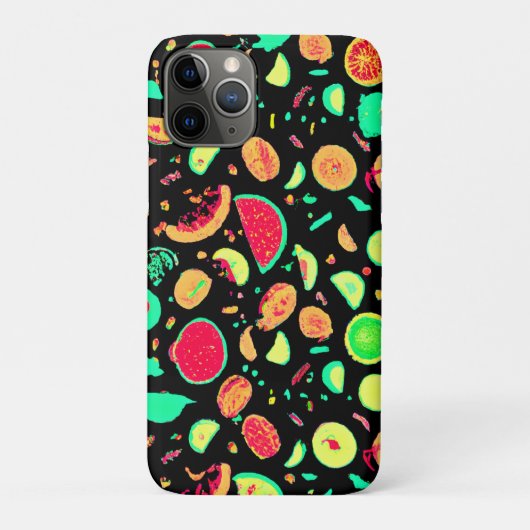 ネオン鮮やかフルーツ柄 Case-Mate iPhoneケース (裏)