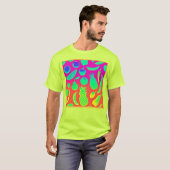 ネオン鮮やかフルーツ柄 Tシャツ (正面フル)