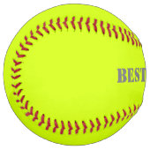 ネオン黄エレガント色名カラーパパ明 ソフトボール (正面左)