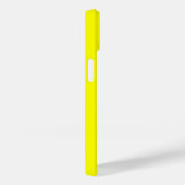 ネオン黄無地の色 Case-Mate iPhoneケース (裏面 / 右)