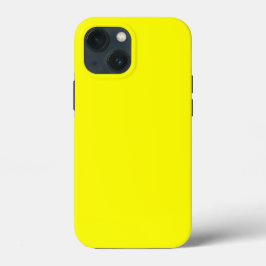 ネオン黄無地の色 iPhone 13 MINIケース