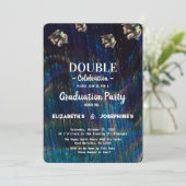 ネオン2人卒業生ダブル卒業パーティー2025 招待状 (スタンド正面)