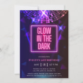 ネオン21歳の誕生日を暗黒のパーティー 招待状 (正面)