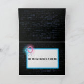 ネオン30thバースデーマーキーOn Brick Card カード (内部)