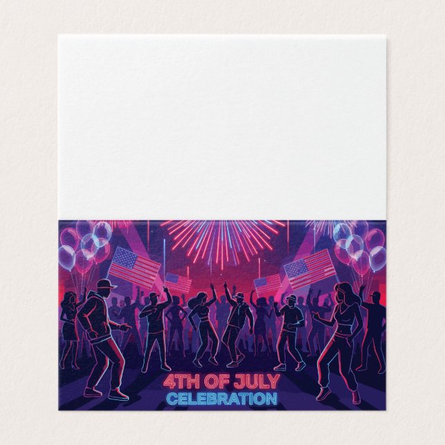 ネオン7月4日お祝いダンスパーティー (外部フラット)