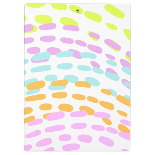 ネオン80色アニマルプリント クリップボード (裏面)