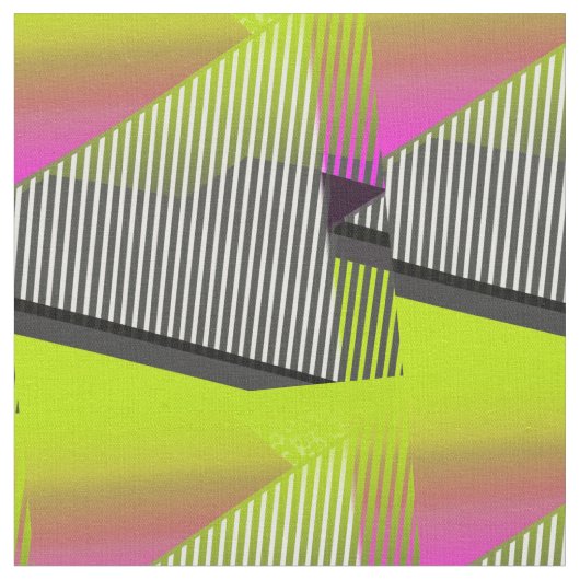 ネオン80sの抽象的なパターン ファブリック (クローズアップ)