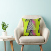 ネオン80sパターン クッション (椅子)